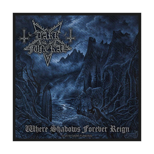 Dark Funeral Standard Woven Patch: Where Shadows Forever Reign