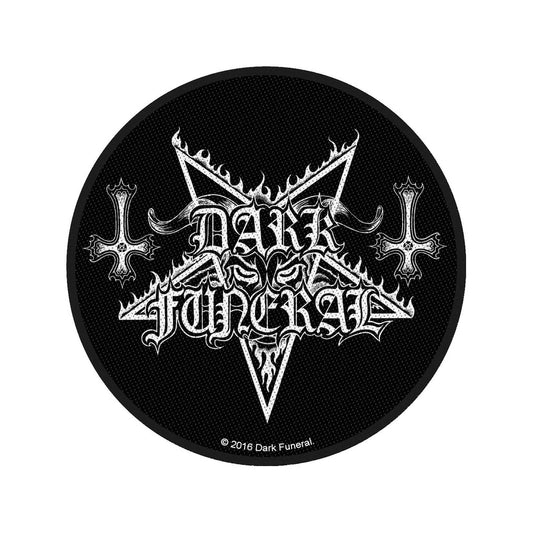 Dark Funeral Standard Woven Patch: Circular Logo