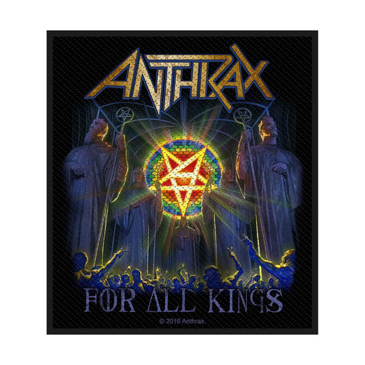 Anthrax Standard Woven Patch: For All Kings