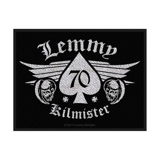 Lemmy Standard Woven Patch: 70 Kilmister