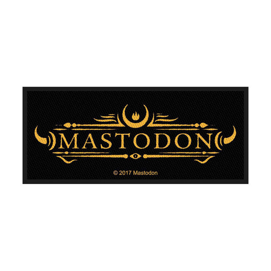 Mastodon Standard Woven Patch: Logo