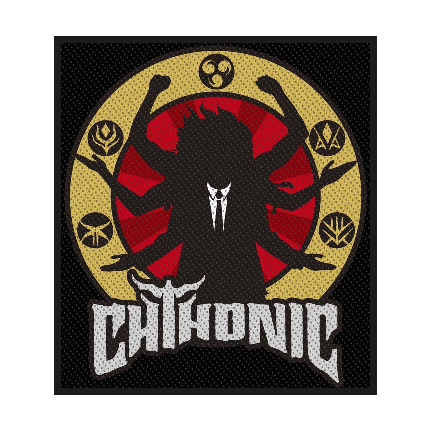 Chthonic Standard Woven Patch: Deity