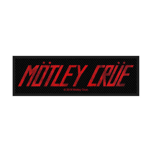 Motley Crue Standard Woven Patch: Logo