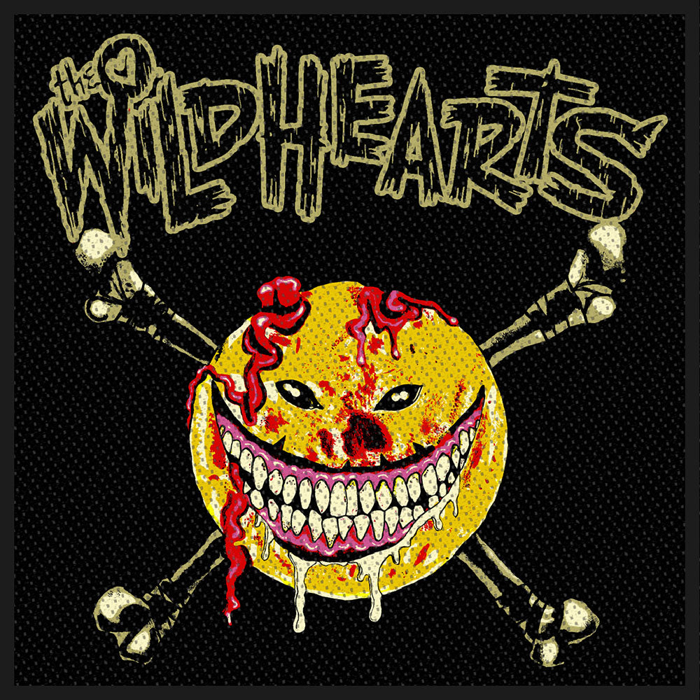 The Wildhearts Standard Woven Patch: Smile Face