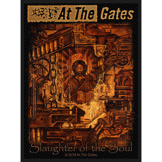 At The Gates Standard Woven Patch: Slaughter of the Soul