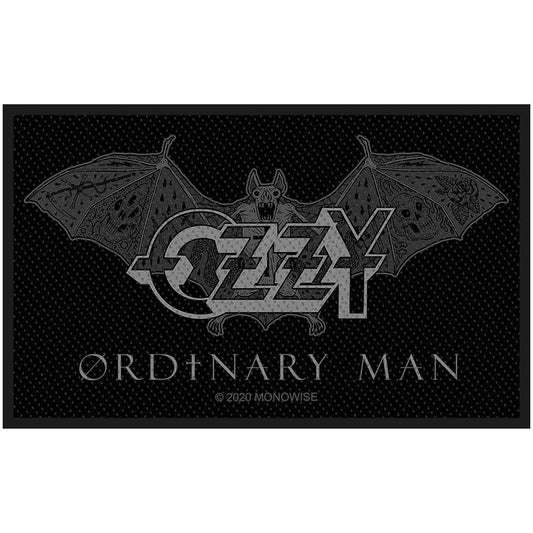 Ozzy Osbourne Standard Woven Patch: Ordinary Man