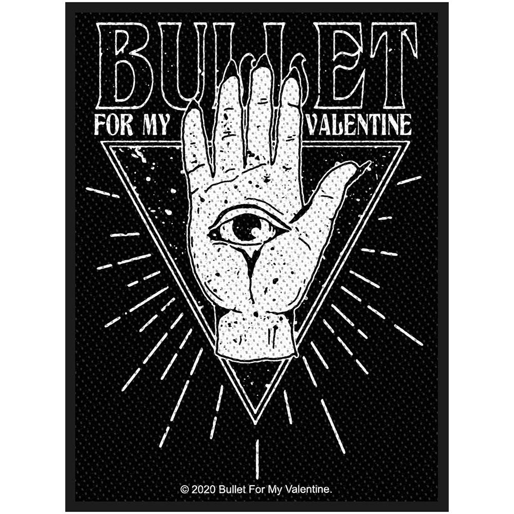 Bullet For My Valentine Standard Woven Patch: All Seeing Eye