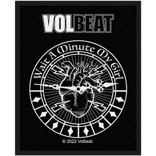 Volbeat Standard Woven Patch: Wait A Minute My Girl