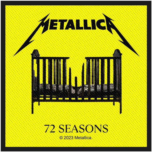 Metallica Standard Woven Patch: 72 Seasons