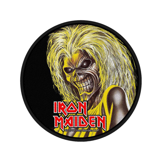 Iron Maiden Standard Woven Patch: Killers Face