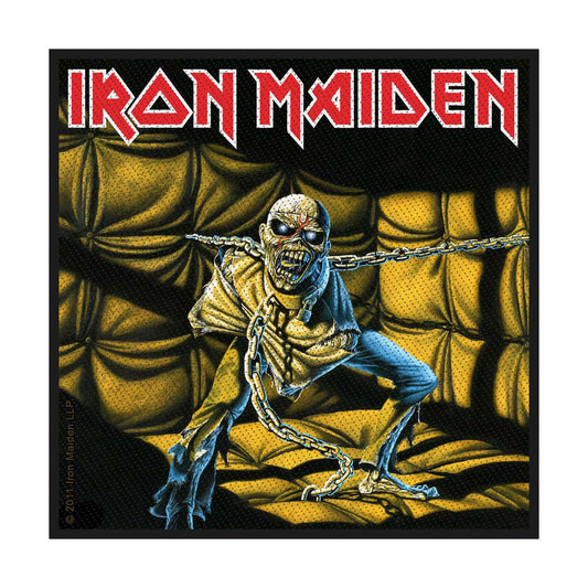 Iron Maiden Standard Woven Patch: Piece Of Mind