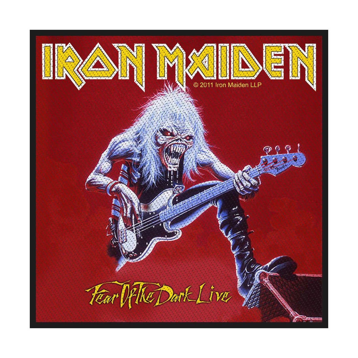 Iron Maiden Standard Woven Patch: Fear of the Dark Live