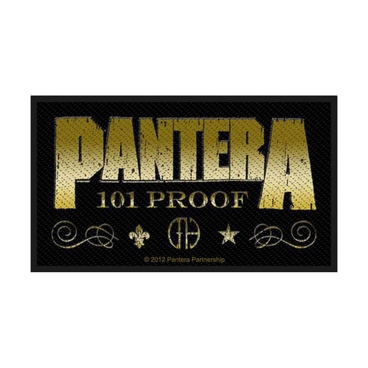 Pantera Standard Woven Patch: Whiskey Label