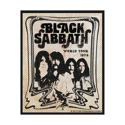 Black Sabbath Standard Woven Patch: Band