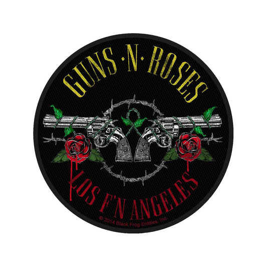 Guns N' Roses Standard Woven Patch: Los F'N Angeles
