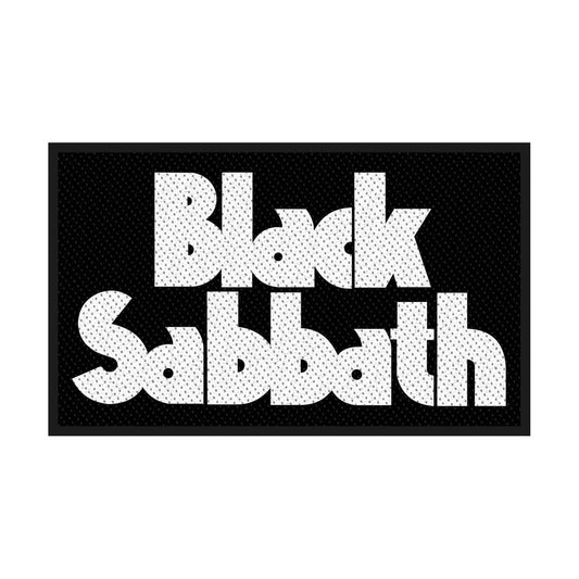 Black Sabbath Standard Woven Patch: Logo