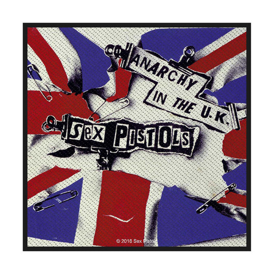The Sex Pistols Standard Woven Patch: Anarchy in the UK