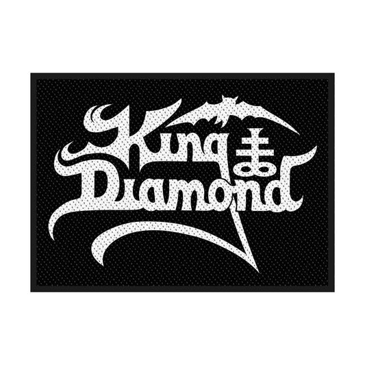 King Diamond Standard Woven Patch: Logo