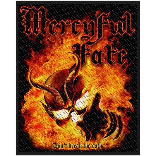 Mercyful Fate Standard Woven Patch: Don't Break The Oath