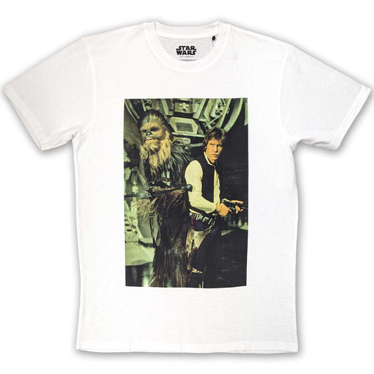 Star Wars T-Shirt: Chewbacca & Han Stare