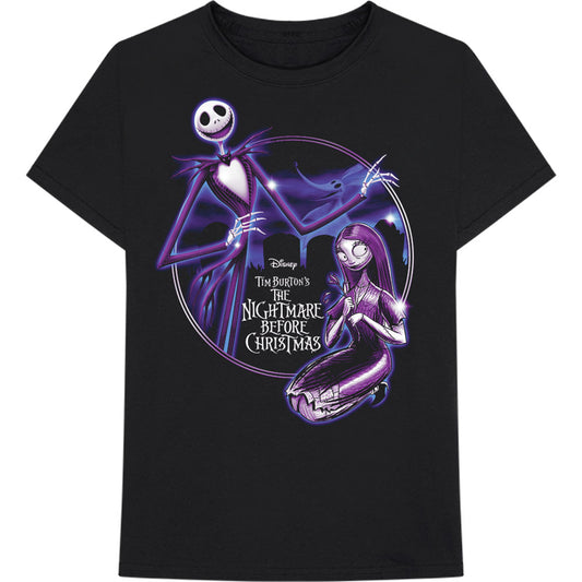 Disney T-Shirt: The Nightmare Before Christmas Purple Graveyard