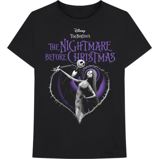 Disney T-Shirt: The Nightmare Before Christmas Purple Heart