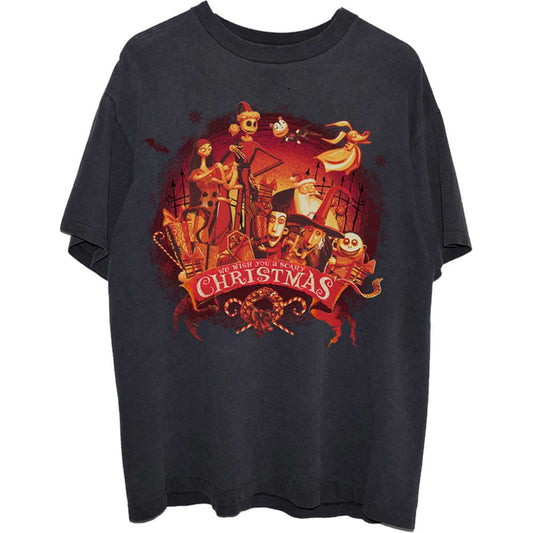 Disney T-Shirt: The Nightmare Before Christmas We Wish You A Scary Christmas