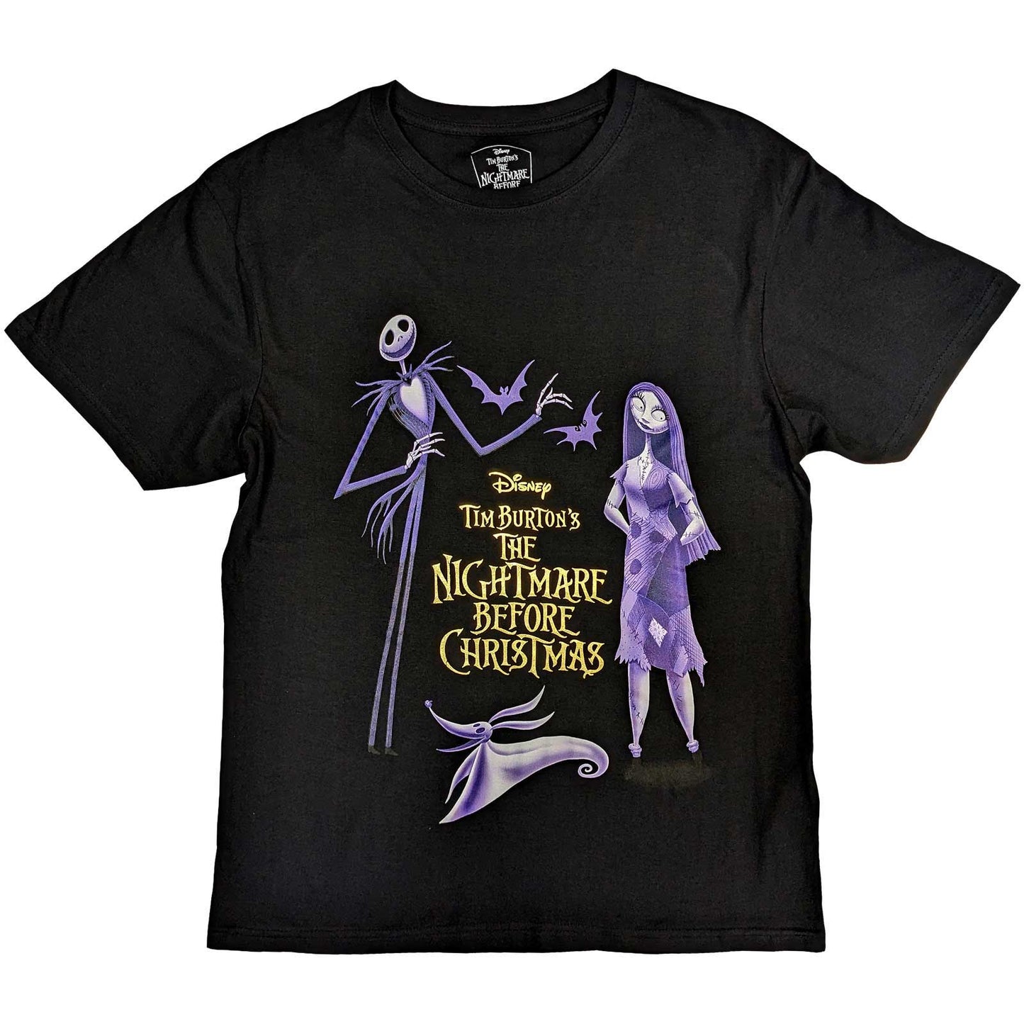 Disney T-Shirt: The Nightmare Before Christmas Purple Characters