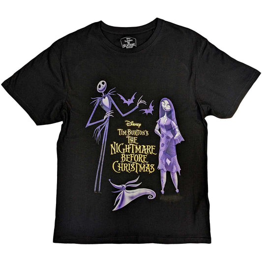 Disney T-Shirt: The Nightmare Before Christmas Purple Characters