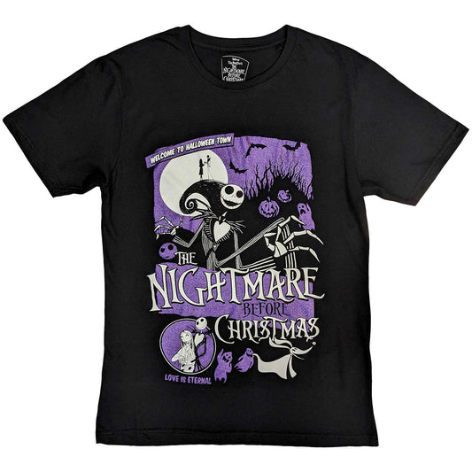Disney T-Shirt: The Nightmare Before Christmas Welcome To Halloween Town