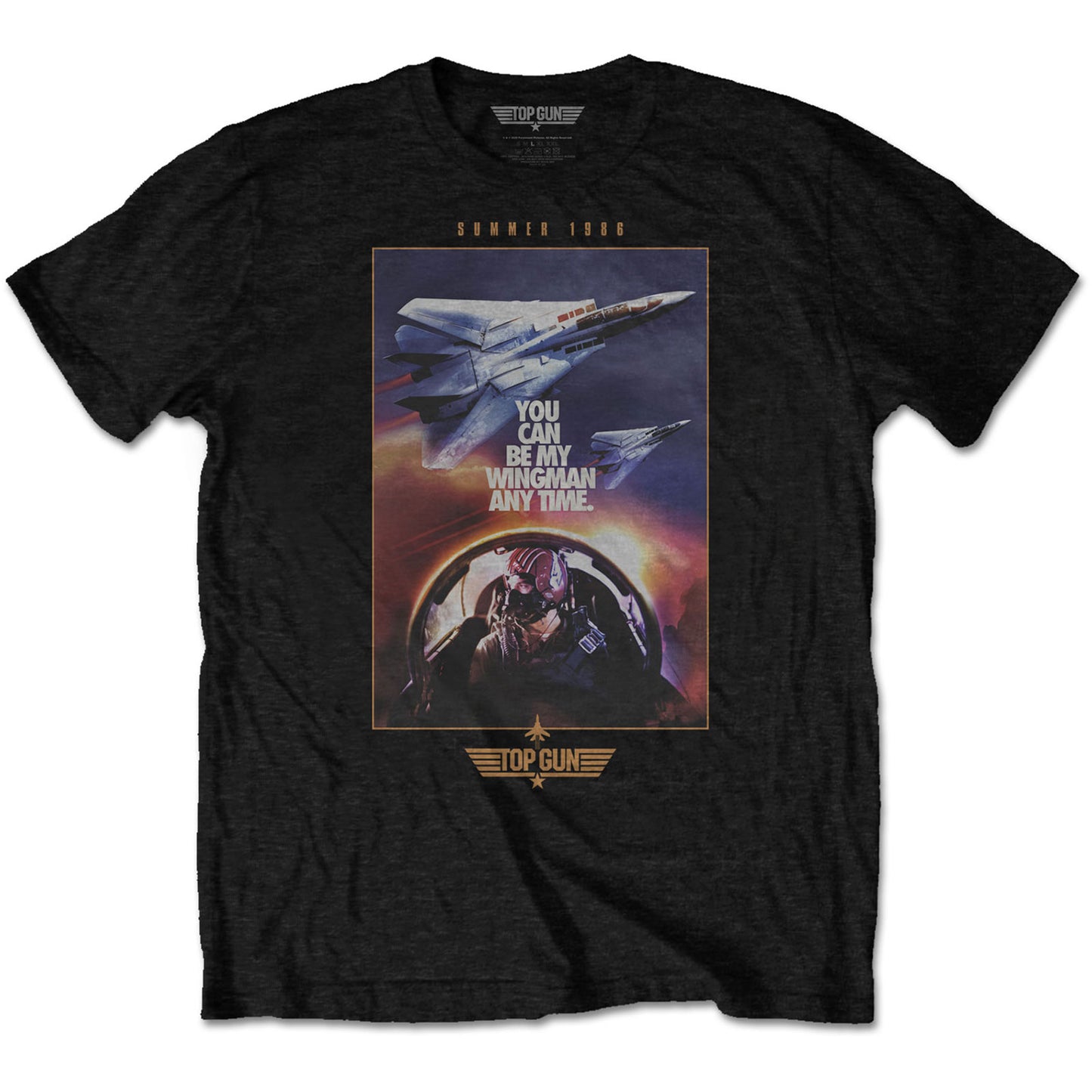 Top Gun T-Shirt: Wingman Poster