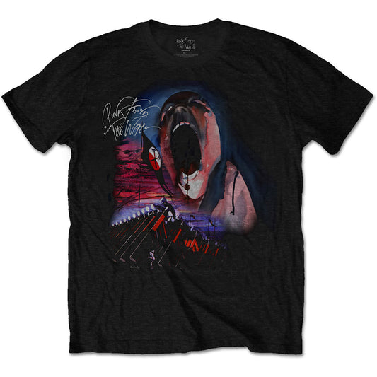 Pink Floyd T-Shirt: The Wall Scream & Hammers