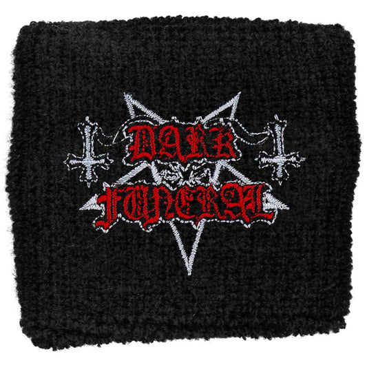 Dark Funeral Fabric Wristband: Logo