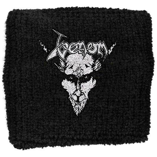 Venom Fabric Wristband: Black Metal