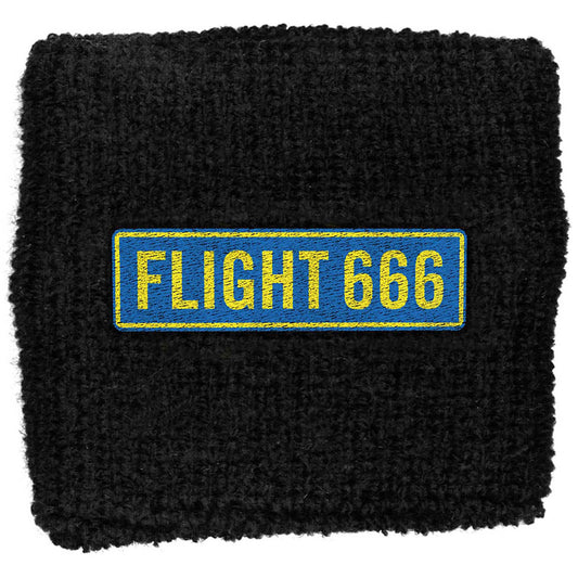 Iron Maiden Fabric Wristband: Flight 666