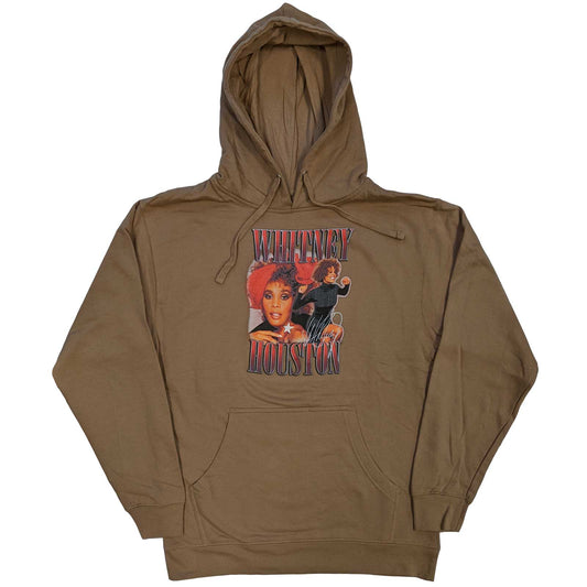 Whitney Houston Pullover Hoodie: 90s Homage