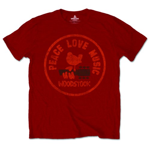 Woodstock T-Shirt: Love Peace Music