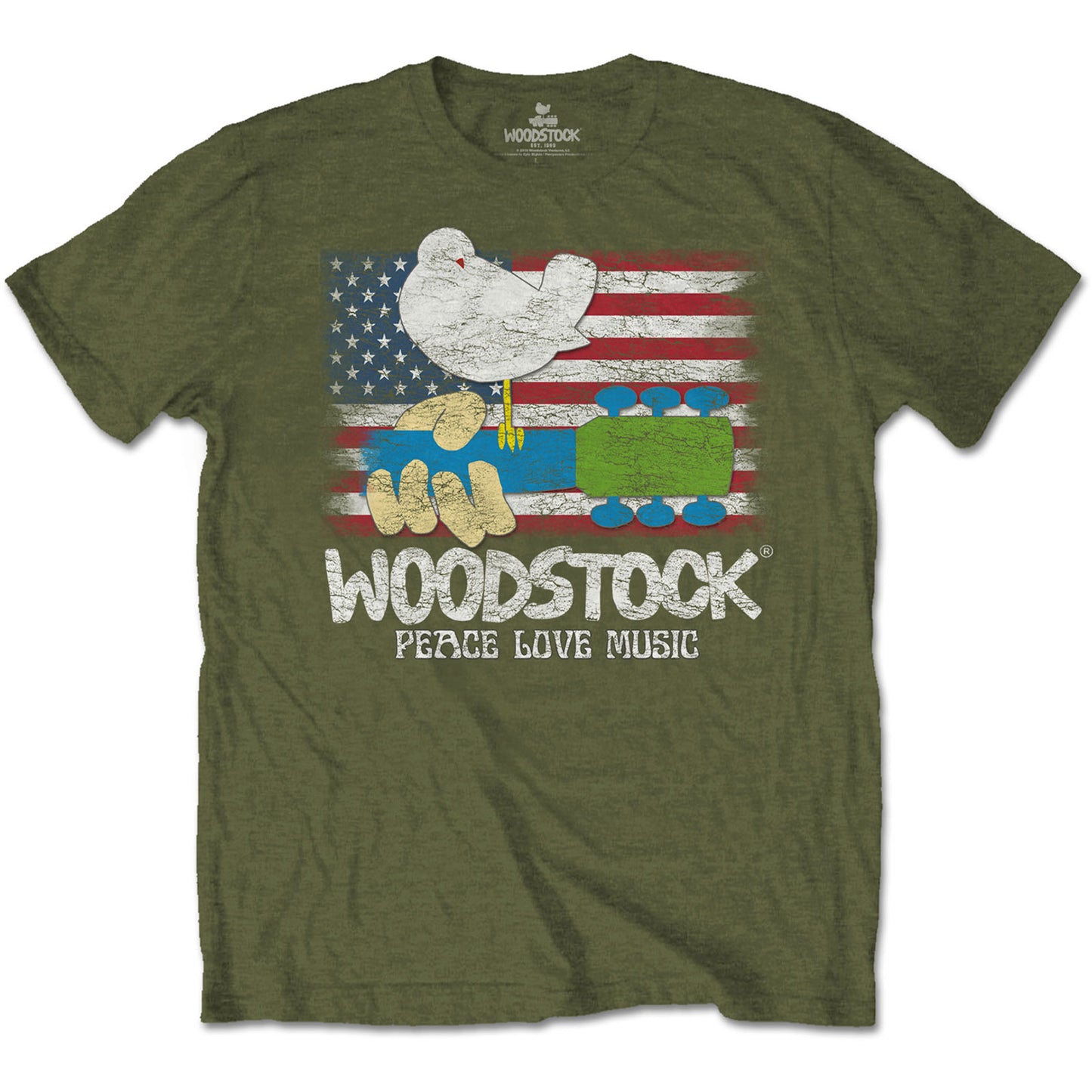 Woodstock T-Shirt: Flag