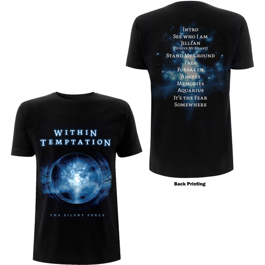 Within Temptation T-Shirt: Silent Force Tracks