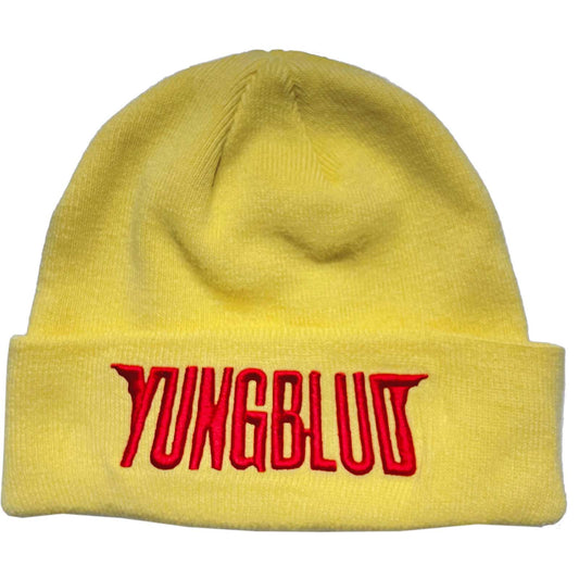 Yungblud Beanie Hat: Red Logo