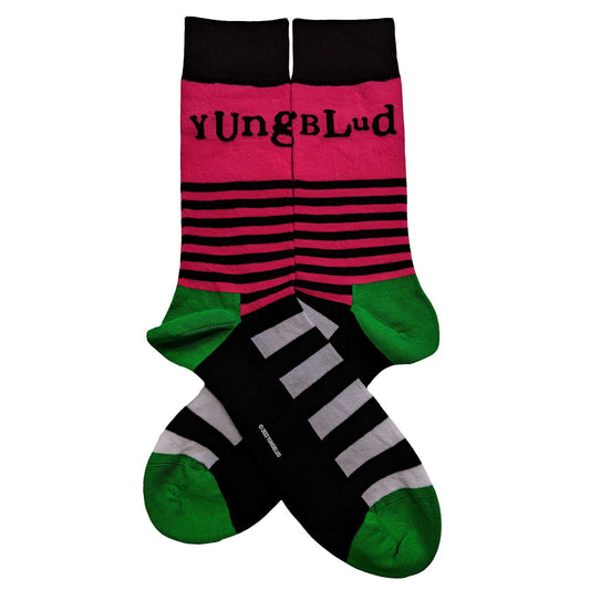 Yungblud Socks: Logo & Stripes