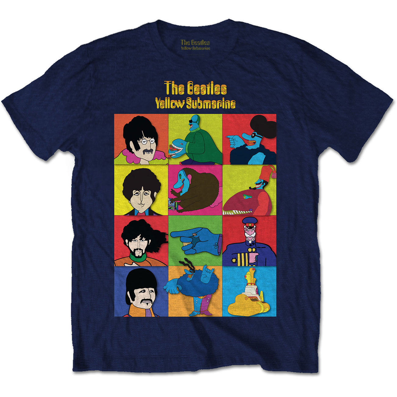 The Beatles T-Shirt: Yellow Submarine Characters