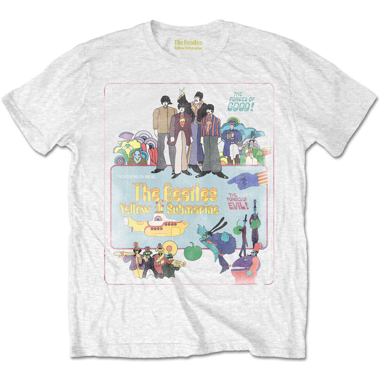 The Beatles T-Shirt: Yellow Submarine Vintage Movie Poster